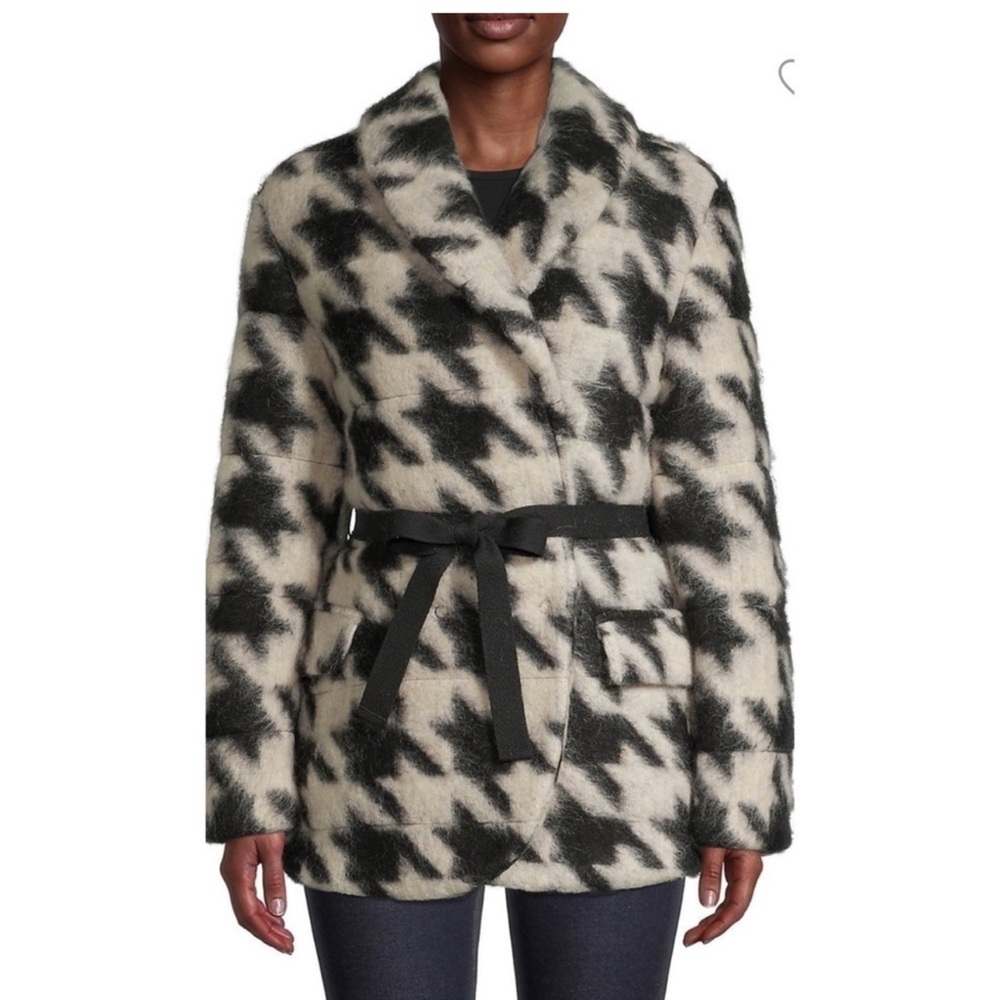 En Thread Coat Houndstooth pattern size small